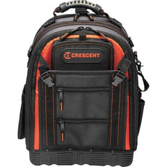 Crescent - 38 Pocket, Polyester, Black/Orange Backpack Tool Bag - A1 Tooling