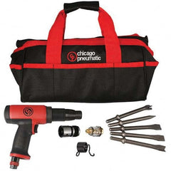 Chicago Pneumatic - 2,500 BPM, 3-1/2" Long Stroke, Air Chipping Hammer - A1 Tooling