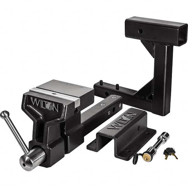 Wilton - 6" Jaw Width x 5-3/4" Jaw Opening, 5" Throat Depth, Bench & Pipe Combination Vise - A1 Tooling