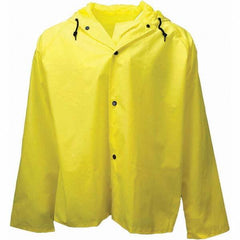 Neese - Size 2XL Yellow Flame Resistant/Retardant Rain Jacket - Exact Industrial Supply