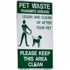 DOGIPOT - Pet Waste Station Accessories Type: Reflective Pet Sign Material: Aluminum - A1 Tooling