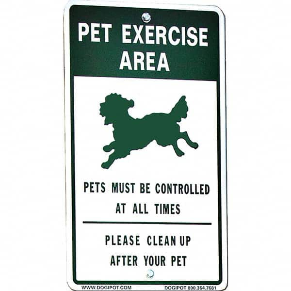 DOGIPOT - Pet Waste Station Accessories Type: Reflective Pet Sign Material: Aluminum - A1 Tooling