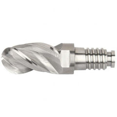 Kennametal - Ball End Mill Heads Mill Diameter (Inch): 5/8 Mill Diameter (Decimal Inch): 0.6250 - A1 Tooling