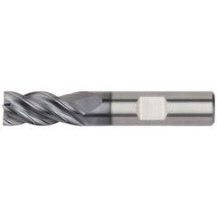 Kennametal - 3/8", 1-1/2" LOC, 3/8" Shank Diam, 4" OAL, 4 Flute, Solid Carbide Square End Mill - A1 Tooling