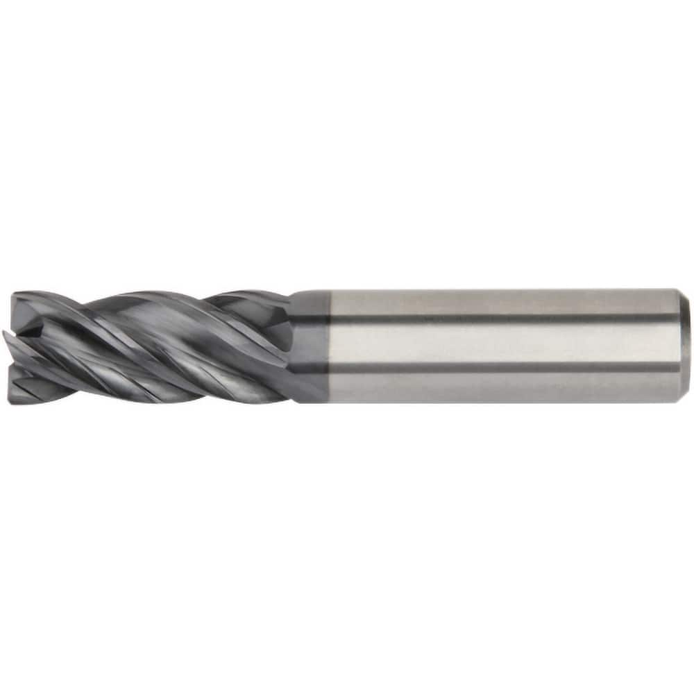 Kennametal - 3/8", 7/8" LOC, 3/8" Shank Diam, 2-1/2" OAL, 4 Flute, Solid Carbide Square End Mill - A1 Tooling