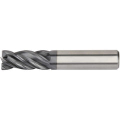 Kennametal - 3/16", 5/8" LOC, 3/16" Shank Diam, 2-1/4" OAL, 4 Flute, Solid Carbide Square End Mill - A1 Tooling