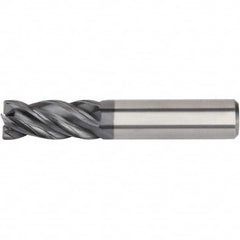 Kennametal - 10mm Diam 4 Flute Solid Carbide 0.5mm Chamfer Width Corner Chamfer End Mill - A1 Tooling