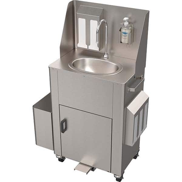 Acorn Engineering - Wash Fountain Accessories Type: Splash Guard w/Towel&Soap Dispensers For Use With: PS1000 Series Portable Sink - A1 Tooling