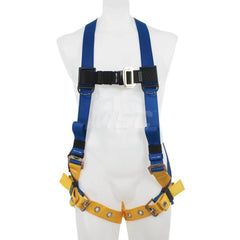 Fall Protection Harnesses: 400 Lb, Single D-Ring Style, Size 3X-Large, For General Industry, Back