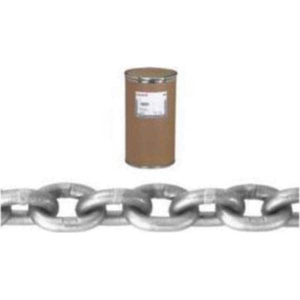 Campbell - Welded Chain; Chain Grade: 30 ; Trade Size: 1/4 ; Load Capacity (Lb.): 1300.000 ; Finish/Coating: Zinc Plated ; Type: Welded ; Length (Feet): 400 - Exact Industrial Supply