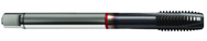 M18x2.5 6H 4-Flute Cobalt Red Ring Spiral Point Plug Tap-TiCN - A1 Tooling