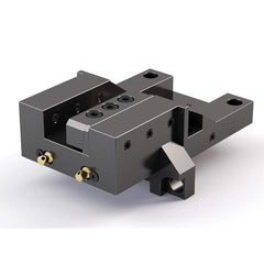 Global CNC Industries - Turret & VDI Tool Holders; Type: Mori OD Facing Block ; Clamping System: 124mm X 95mm ; Tool Axis: OD ; Through Coolant: No ; Outside Diameter (Decimal Inch): 1.2500 ; Additional Information: 4 Mounting Holes - Exact Industrial Supply