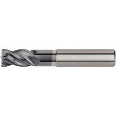 Kennametal - 2.5mm Diam 4 Flute Solid Carbide 0.1mm Chamfer Width Corner Chamfer End Mill - A1 Tooling