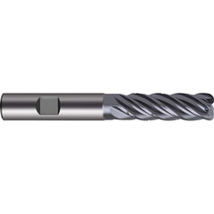 Guhring - 6mm Diam 5 Flute Carbide 1mm Corner Radius End Mill - A1 Tooling