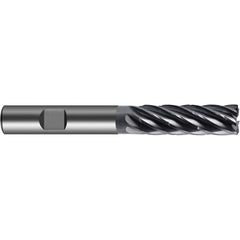 Corner Radius End Mill Head: 2-1/4″ LOC, 7 Flutes Solid Carbide, nano-A Coated, Series 6998