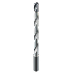 SGS - 11.4mm 135° Spiral Flute Solid Carbide Taper Length Drill Bit - Exact Industrial Supply