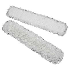 Ability One - Wet Mop Heads & Pads; Style: Loop End ; Material: Yarn ; Approximate Weight (oz.): 32 ; Mop Color: White ; Connection Type: Slip-on ; Mop Head Size: Medium - Exact Industrial Supply