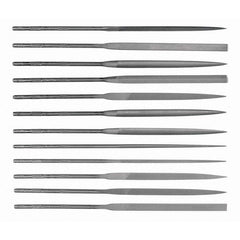 Simonds File - File Sets File Set Type: Needle File Types Included: Square; Round; Half Round; Slitting; Flat; Marking; Knife; Crossing; Three Square; Barrette; Equalling - A1 Tooling