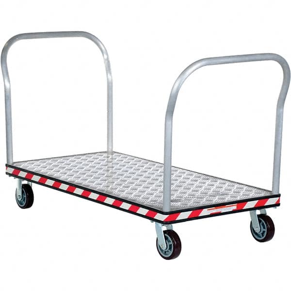 Vestil - 3,600 Lb Capacity Aluminum Platform Truck - Exact Industrial Supply