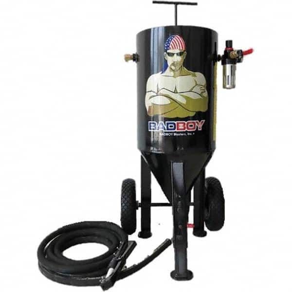 BadBoy Blasters - Portable Sandblasters Tank Height (Inch): 32 Overall Depth (Inch): 15 - A1 Tooling