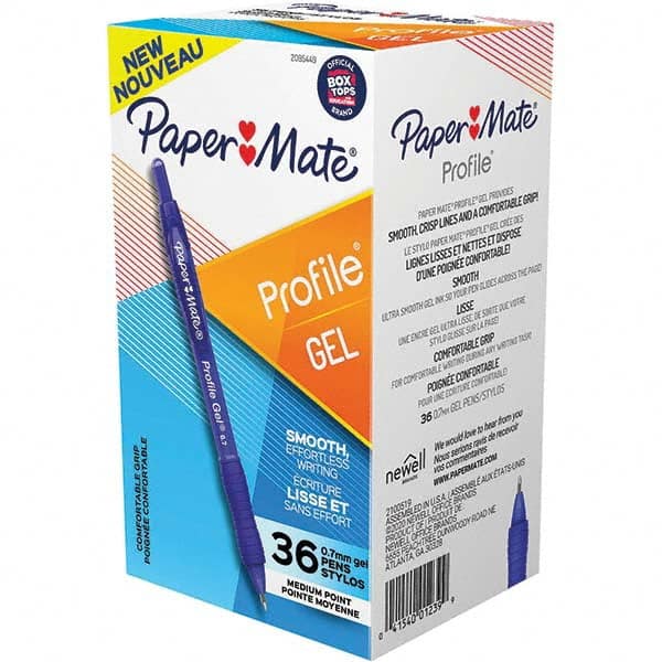 Paper Mate - Pens & Pencils Type: Retractable Gel Color: Blue - A1 Tooling