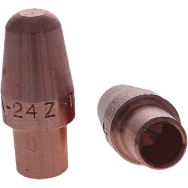 Spot Welder Tips; Tip Type: Male Cap A Nose (Pointed); Material: RWMA Class 2 - C18150; Type: Male Cap A Nose (Pointed)