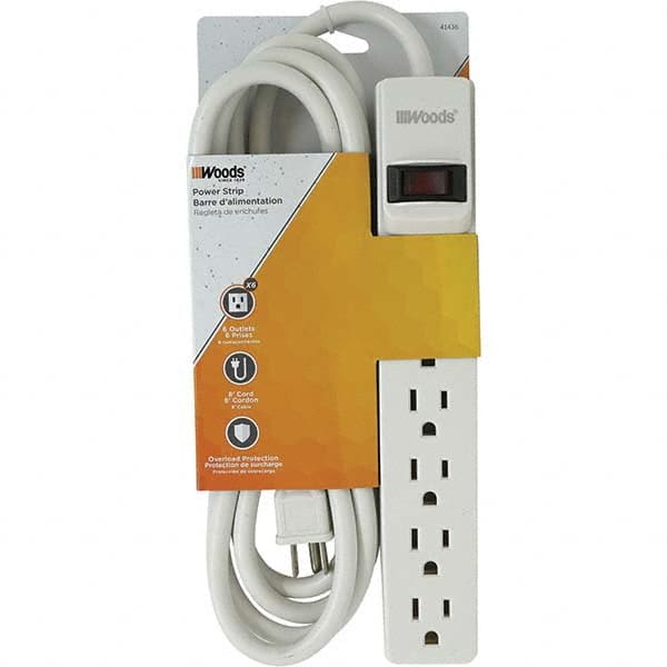 Southwire - Power Outlet Strips Amperage: 15 Voltage: 120 V - A1 Tooling