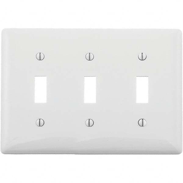 Hubbell Wiring Device-Kellems - Wall Plates Wall Plate Type: Switch Plates Color: White - A1 Tooling