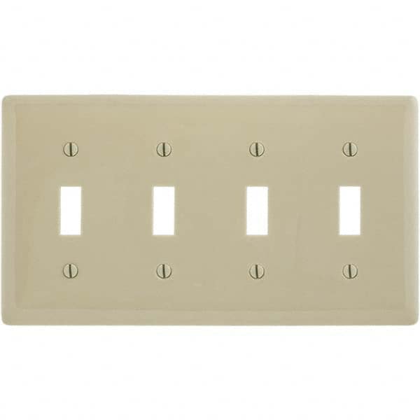 Hubbell Wiring Device-Kellems - Wall Plates Wall Plate Type: Switch Plates Color: Ivory - A1 Tooling