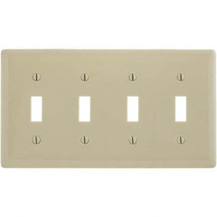 Hubbell Wiring Device-Kellems - Wall Plates Wall Plate Type: Switch Plates Color: Ivory - A1 Tooling