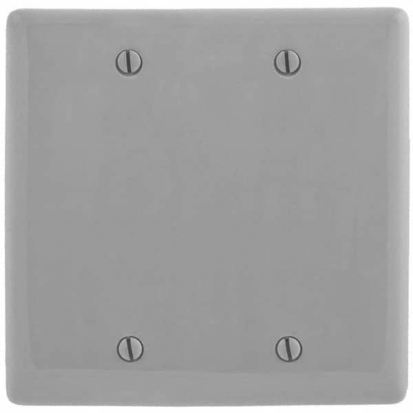 Hubbell Wiring Device-Kellems - Wall Plates Wall Plate Type: Blank Wall Plate Color: Gray - A1 Tooling