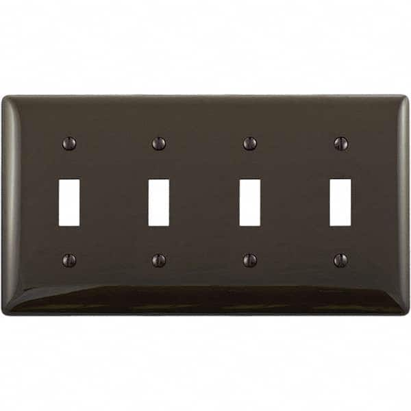 Hubbell Wiring Device-Kellems - Wall Plates Wall Plate Type: Switch Plates Color: Brown - A1 Tooling