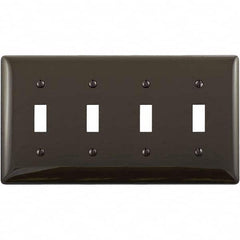 Hubbell Wiring Device-Kellems - Wall Plates Wall Plate Type: Switch Plates Color: Brown - A1 Tooling