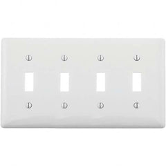 Hubbell Wiring Device-Kellems - Wall Plates Wall Plate Type: Switch Plates Color: White - A1 Tooling