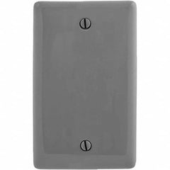 Hubbell Wiring Device-Kellems - Wall Plates Wall Plate Type: Blank Wall Plate Color: Gray - A1 Tooling