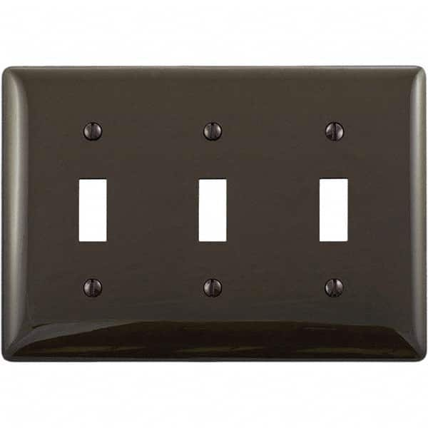 Hubbell Wiring Device-Kellems - Wall Plates Wall Plate Type: Switch Plates Color: Brown - A1 Tooling