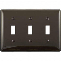 Hubbell Wiring Device-Kellems - Wall Plates Wall Plate Type: Switch Plates Color: Brown - A1 Tooling