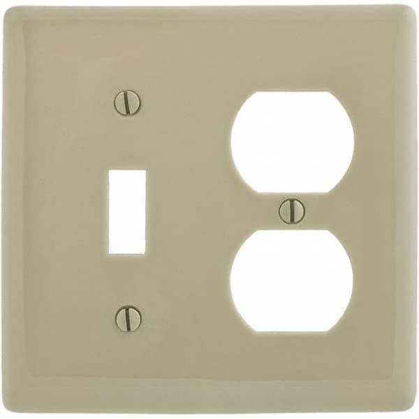 Hubbell Wiring Device-Kellems - Wall Plates Wall Plate Type: Combination Wall Plates Color: Ivory - A1 Tooling