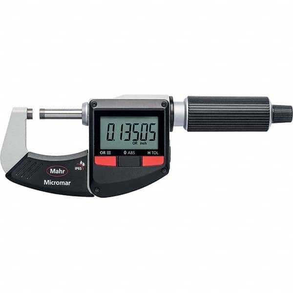 Mahr - Electronic Outside Micrometers Type: Standard Minimum Measurement (Decimal Inch): 4.0000 - A1 Tooling