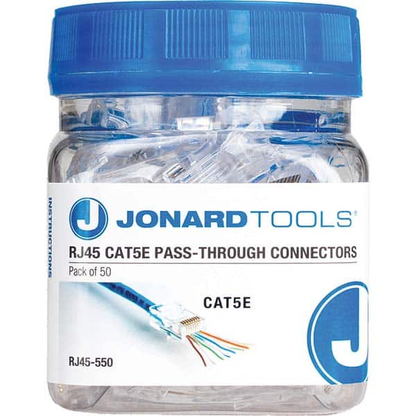 Jonard Tools - Cable Tools & Kits Tool Type: Pass-Through Connectors Number of Pieces: 50.000 - A1 Tooling