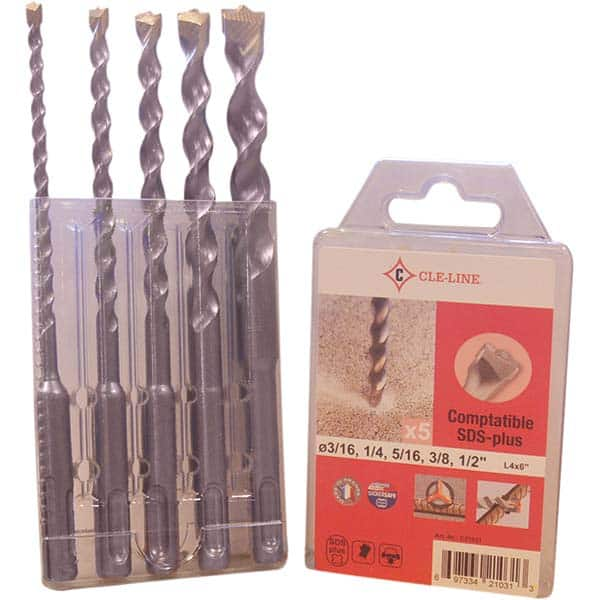 Cle-Line - Drill Bit Sets System of Measurement: Inch Drill Bit Material: Tungsten Carbide - A1 Tooling