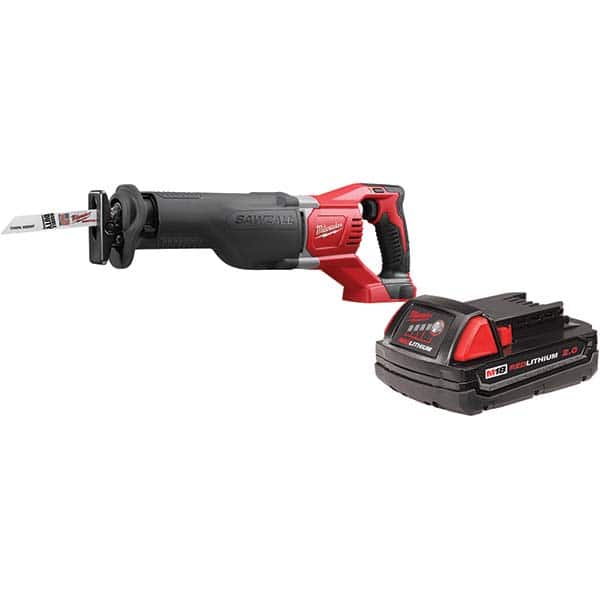 Cordless Reciprocating Saw: 18V, 0 to 3,000 SPM 1, M18, Lithium-ion Battery