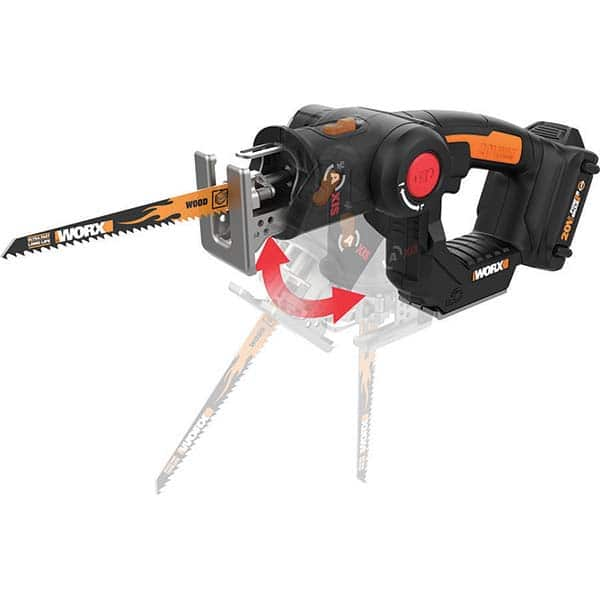 Worx - Cordless Reciprocating Saws Voltage: 20.00 Battery Chemistry: Lithium-Ion - A1 Tooling