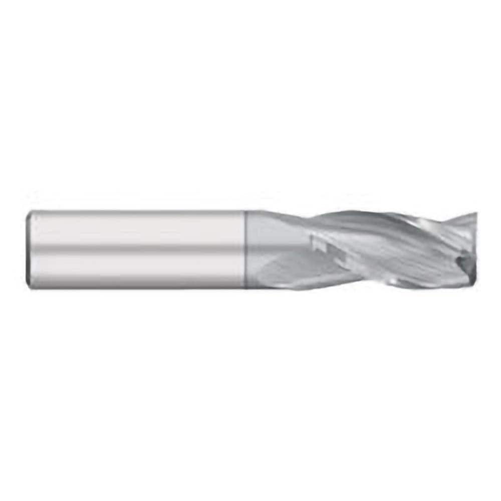 Titan USA - Square End Mills; Mill Diameter (Inch): 1/8 ; Mill Diameter (Decimal Inch): 0.1250 ; Number of Flutes: 3 ; Length of Cut (Inch): 1/2 ; Length of Cut (Decimal Inch): 0.5000 ; Material: Solid Carbide - Exact Industrial Supply