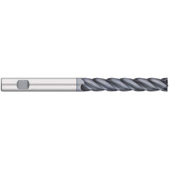 Titan USA - Square End Mills; Mill Diameter (Inch): 1/2 ; Mill Diameter (Decimal Inch): 0.5000 ; Number of Flutes: 4 ; Length of Cut (Inch): 3 ; Length of Cut (Decimal Inch): 3.0000 ; Material: Solid Carbide - Exact Industrial Supply