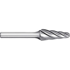 Titan USA - Burrs; Head Shape: Taper ; Industry Specification: SL-5NF ; Tooth Style: Aluma Cut ; Cutting Diameter (Inch): 5/8 ; Cutting Diameter (Decimal Inch): 0.6250 ; Shank Diameter (Inch): 1/4 - Exact Industrial Supply