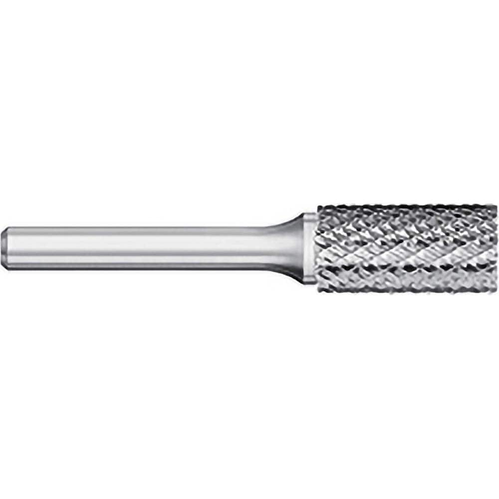 Titan USA - Burrs; Head Shape: Cylinder ; Industry Specification: SA-43 ; Tooth Style: Double Cut ; Cutting Diameter (Inch): 1/8 ; Cutting Diameter (Decimal Inch): 0.1250 ; Shank Diameter (Inch): 1/8 - Exact Industrial Supply