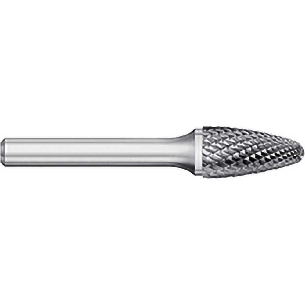 Titan USA - Burrs; Head Shape: Tree w/Radius ; Industry Specification: SF-61 ; Tooth Style: Double Cut ; Cutting Diameter (Decimal Inch): 0.0938 ; Shank Diameter (Inch): 0.0938 ; Shank Diameter (Decimal Inch): 0.0938 - Exact Industrial Supply