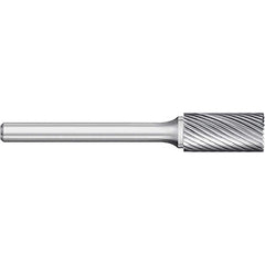 Titan USA - Burrs; Head Shape: Cylinder w/End Cut ; Industry Specification: SB-1L ; Tooth Style: Single Cut ; Cutting Diameter (Inch): 1/4 ; Cutting Diameter (Decimal Inch): 0.2500 ; Shank Diameter (Inch): 1/4 - Exact Industrial Supply