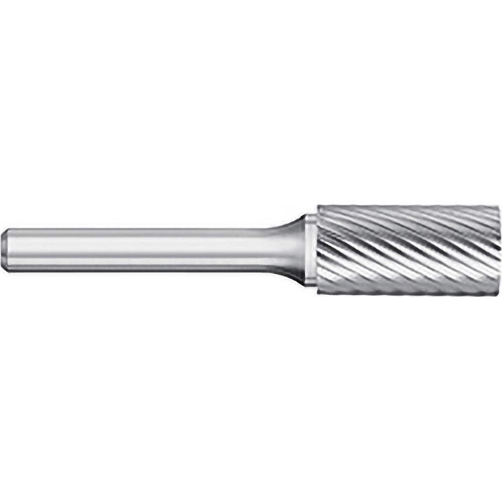 Titan USA - Burrs; Head Shape: Cylinder ; Industry Specification: SA-1 ; Tooth Style: Single Cut ; Cutting Diameter (Inch): 1/4 ; Cutting Diameter (Decimal Inch): 0.2500 ; Shank Diameter (Inch): 1/4 - Exact Industrial Supply